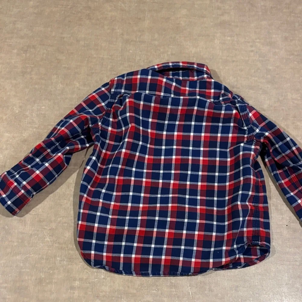 Ralph Lauren Kids Plaid Shirt - Red and Blue